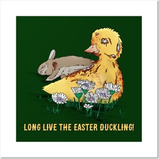 Vampire-Zombie Easter Duckling Posters and Art